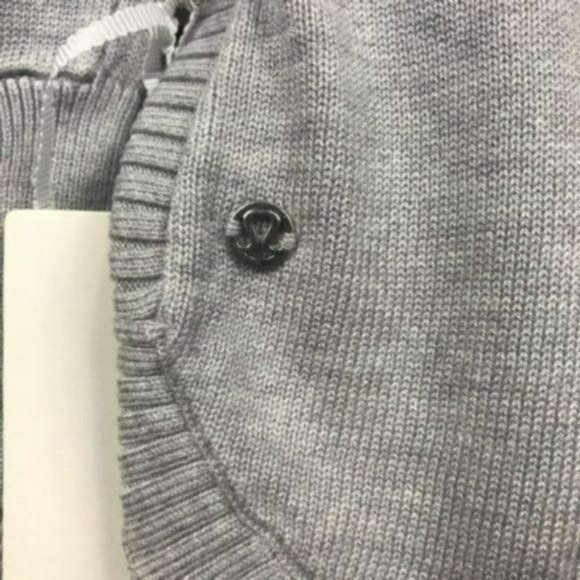 Lululemon Hello Aloe Sweater Silverscreen Grey Size 4 Brand New - Picture 5 of 6